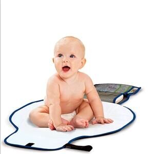 NCAA West Virginia Mountaineers Cozy Cover Diaper Changing Pad Tailgating Travel